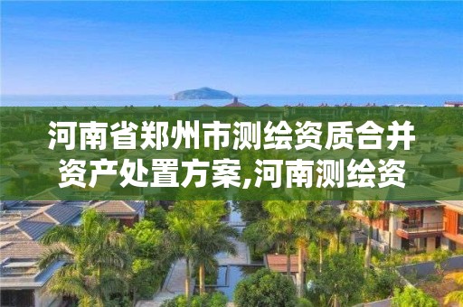 河南省郑州市测绘资质合并资产处置方案,河南测绘资质管理平台