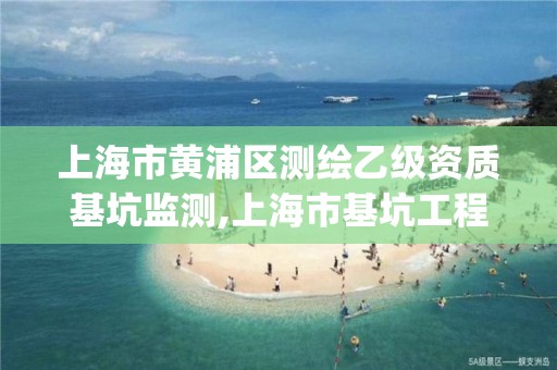 上海市黄浦区测绘乙级资质基坑监测,上海市基坑工程在线监测实施方案pdf