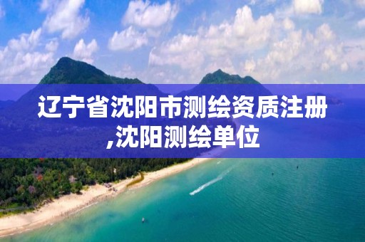 辽宁省沈阳市测绘资质注册,沈阳测绘单位