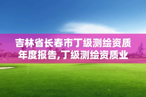 吉林省长春市丁级测绘资质年度报告,丁级测绘资质业务范围