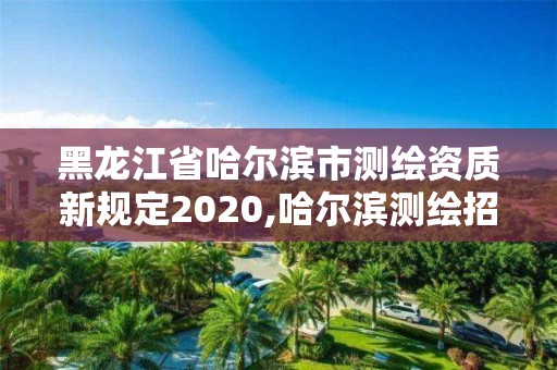 黑龙江省哈尔滨市测绘资质新规定2020,哈尔滨测绘招聘信息