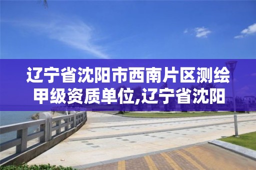 辽宁省沈阳市西南片区测绘甲级资质单位,辽宁省沈阳市西南片区测绘甲级资质单位有哪些。