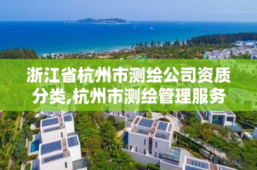 浙江省杭州市测绘公司资质分类,杭州市测绘管理服务平台