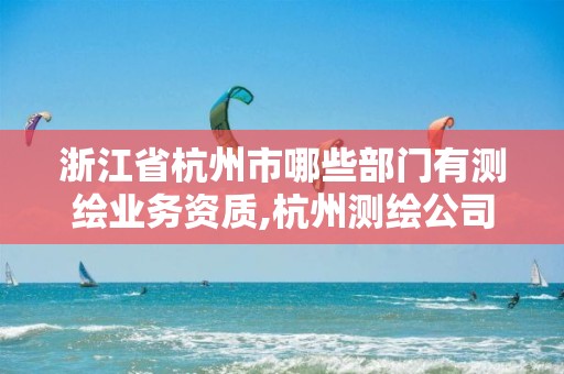 浙江省杭州市哪些部门有测绘业务资质,杭州测绘公司有哪几家。