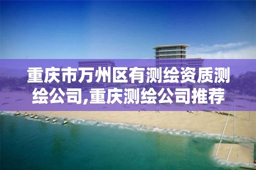 重庆市万州区有测绘资质测绘公司,重庆测绘公司推荐