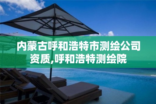 内蒙古呼和浩特市测绘公司资质,呼和浩特测绘院