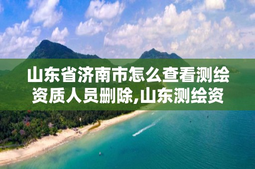 山东省济南市怎么查看测绘资质人员删除,山东测绘资质查询