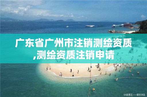 广东省广州市注销测绘资质,测绘资质注销申请