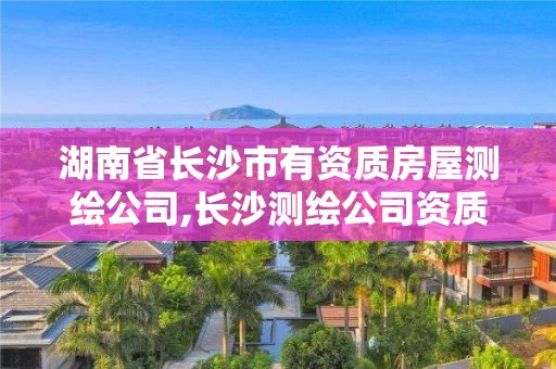 湖南省长沙市有资质房屋测绘公司,长沙测绘公司资质有哪家