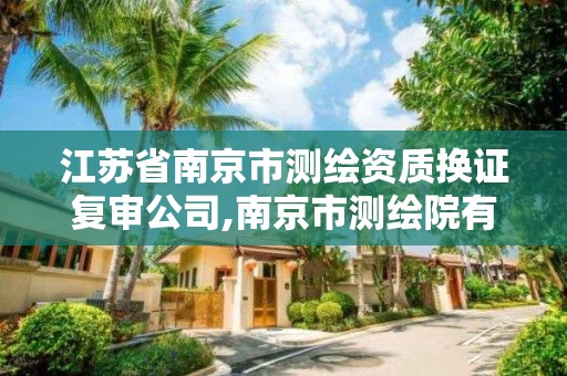 江苏省南京市测绘资质换证复审公司,南京市测绘院有限公司