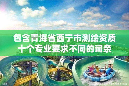 包含青海省西宁市测绘资质十个专业要求不同的词条