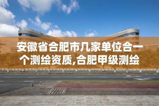 安徽省合肥市几家单位合一个测绘资质,合肥甲级测绘公司排行。