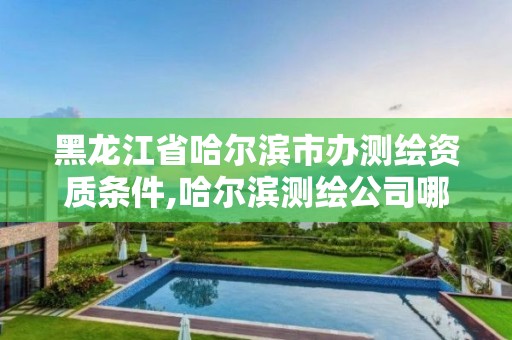 黑龙江省哈尔滨市办测绘资质条件,哈尔滨测绘公司哪家好