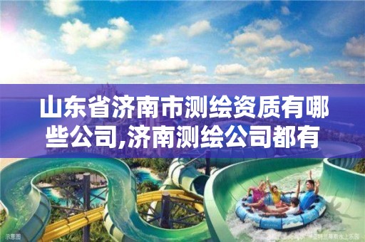 山东省济南市测绘资质有哪些公司,济南测绘公司都有哪些