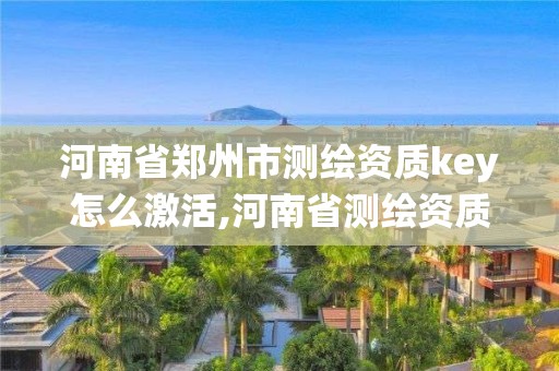 河南省郑州市测绘资质key怎么激活,河南省测绘资质管理系统