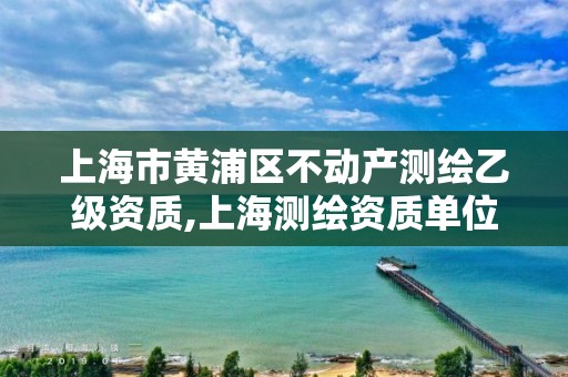 上海市黄浦区不动产测绘乙级资质,上海测绘资质单位。