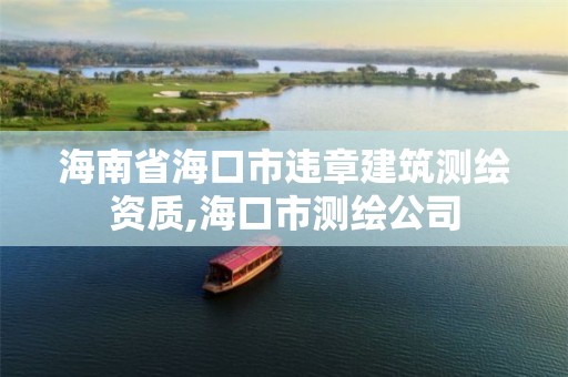 海南省海口市违章建筑测绘资质,海口市测绘公司