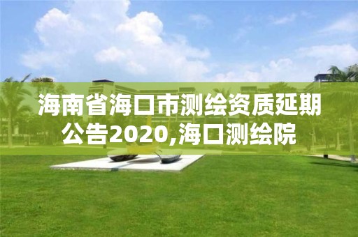 海南省海口市测绘资质延期公告2020,海口测绘院