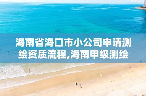 海南省海口市小公司申请测绘资质流程,海南甲级测绘资质单位。