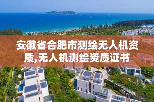 安徽省合肥市测绘无人机资质,无人机测绘资质证书