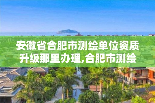 安徽省合肥市测绘单位资质升级那里办理,合肥市测绘院待遇怎么样