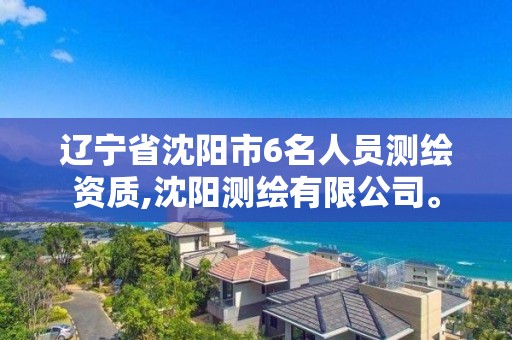 辽宁省沈阳市6名人员测绘资质,沈阳测绘有限公司。