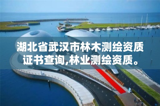 湖北省武汉市林木测绘资质证书查询,林业测绘资质。