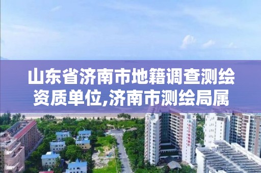 山东省济南市地籍调查测绘资质单位,济南市测绘局属于什么单位。