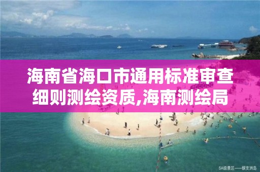 海南省海口市通用标准审查细则测绘资质,海南测绘局网站。