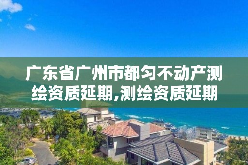 广东省广州市都匀不动产测绘资质延期,测绘资质延期 自然资源部。