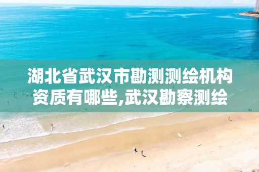 湖北省武汉市勘测测绘机构资质有哪些,武汉勘察测绘研究院。