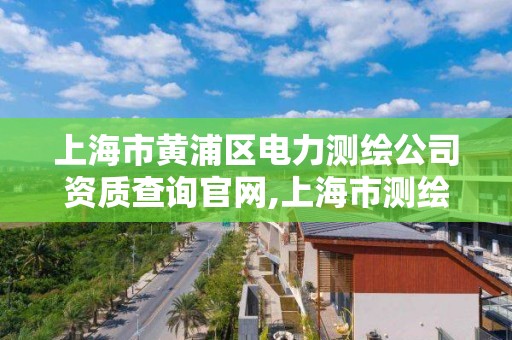 上海市黄浦区电力测绘公司资质查询官网,上海市测绘资质单位名单。