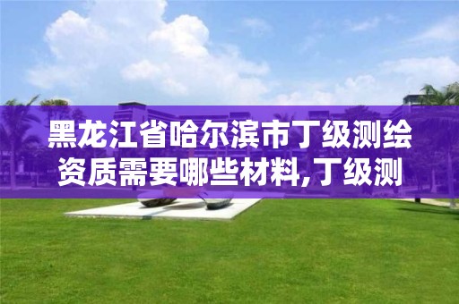 黑龙江省哈尔滨市丁级测绘资质需要哪些材料,丁级测绘资质人员要求。