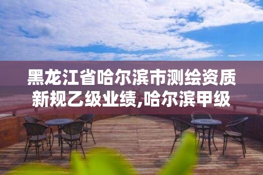 黑龙江省哈尔滨市测绘资质新规乙级业绩,哈尔滨甲级测绘公司。