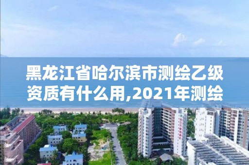 黑龙江省哈尔滨市测绘乙级资质有什么用,2021年测绘乙级资质。