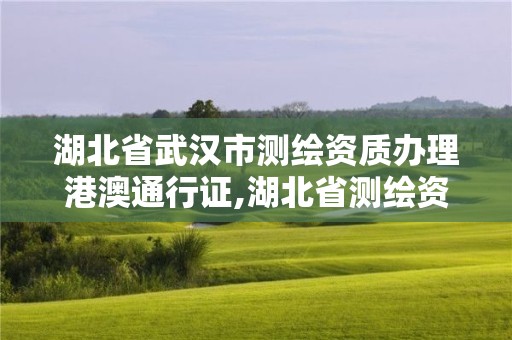 湖北省武汉市测绘资质办理港澳通行证,湖北省测绘资质申请。