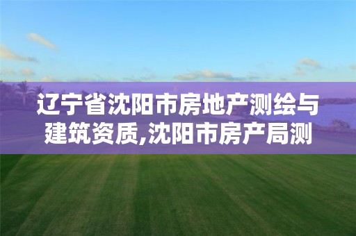 辽宁省沈阳市房地产测绘与建筑资质,沈阳市房产局测绘大队在哪。