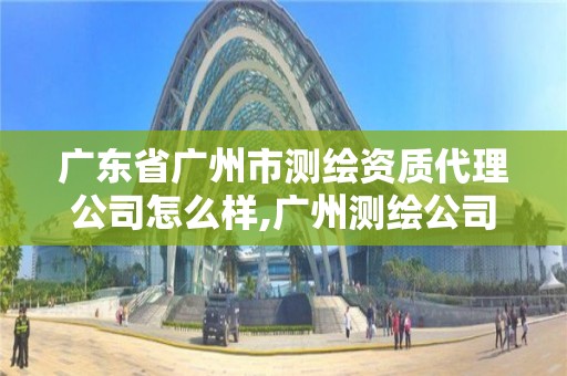 广东省广州市测绘资质代理公司怎么样,广州测绘公司排名名单。