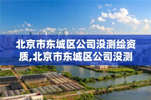 北京市东城区公司没测绘资质,北京市东城区公司没测绘资质怎么办。