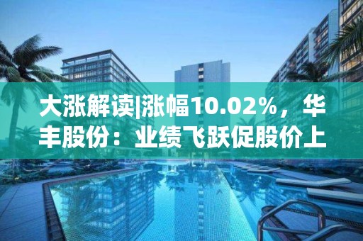 大涨解读|涨幅10.02%，华丰股份：业绩飞跃促股价上扬