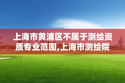 上海市黄浦区不属于测绘资质专业范围,上海市测绘院浦东分院。