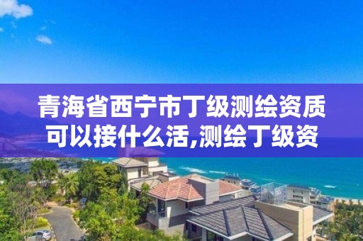 青海省西宁市丁级测绘资质可以接什么活,测绘丁级资质承接范围。