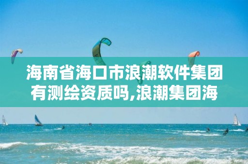 海南省海口市浪潮软件集团有测绘资质吗,浪潮集团海南分公司。