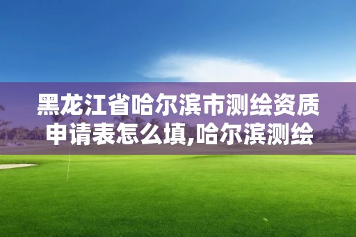 黑龙江省哈尔滨市测绘资质申请表怎么填,哈尔滨测绘局怎么样。