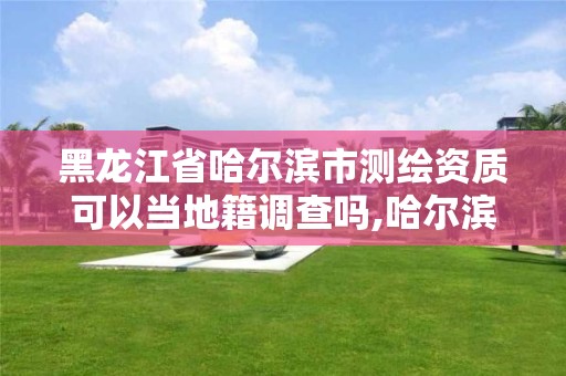 黑龙江省哈尔滨市测绘资质可以当地籍调查吗,哈尔滨的测绘公司有哪些。