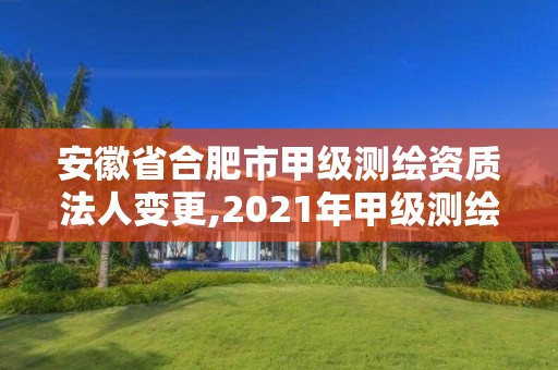 安徽省合肥市甲级测绘资质法人变更,2021年甲级测绘资质。