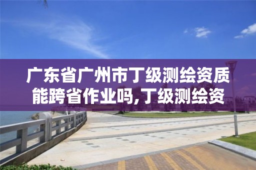 广东省广州市丁级测绘资质能跨省作业吗,丁级测绘资质要求。