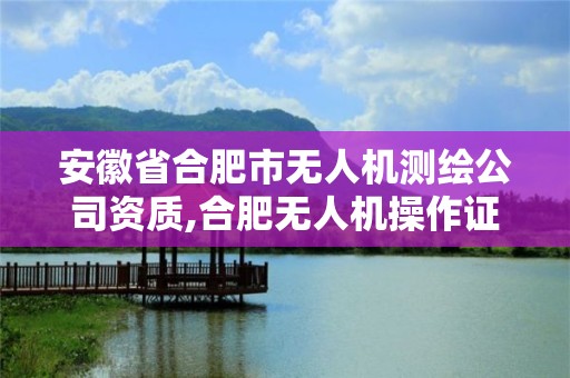 安徽省合肥市无人机测绘公司资质,合肥无人机操作证培训班。