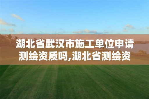 湖北省武汉市施工单位申请测绘资质吗,湖北省测绘资质延期公告。