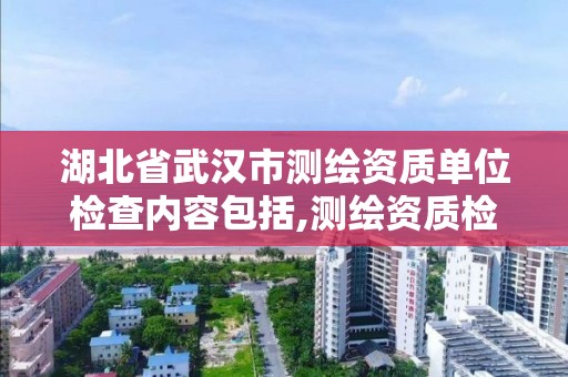 湖北省武汉市测绘资质单位检查内容包括,测绘资质检查都检查啥。